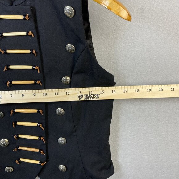 Lynn‎ Mckenna Yazhi Vest Womens S Vintage Western Military Band Jacket Cosplay - Picture 6 of 11